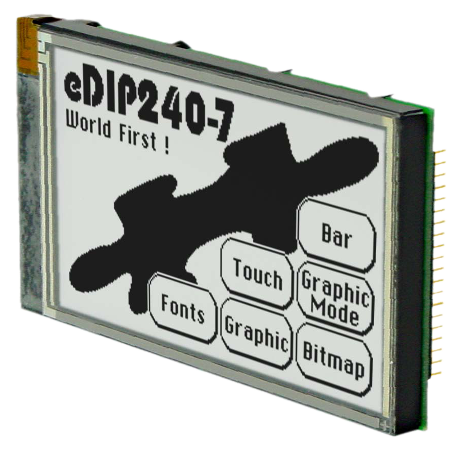 eDIP240x128s/w+Touch